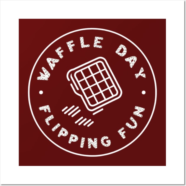 flipping waffle Wall Art by CreationArt8